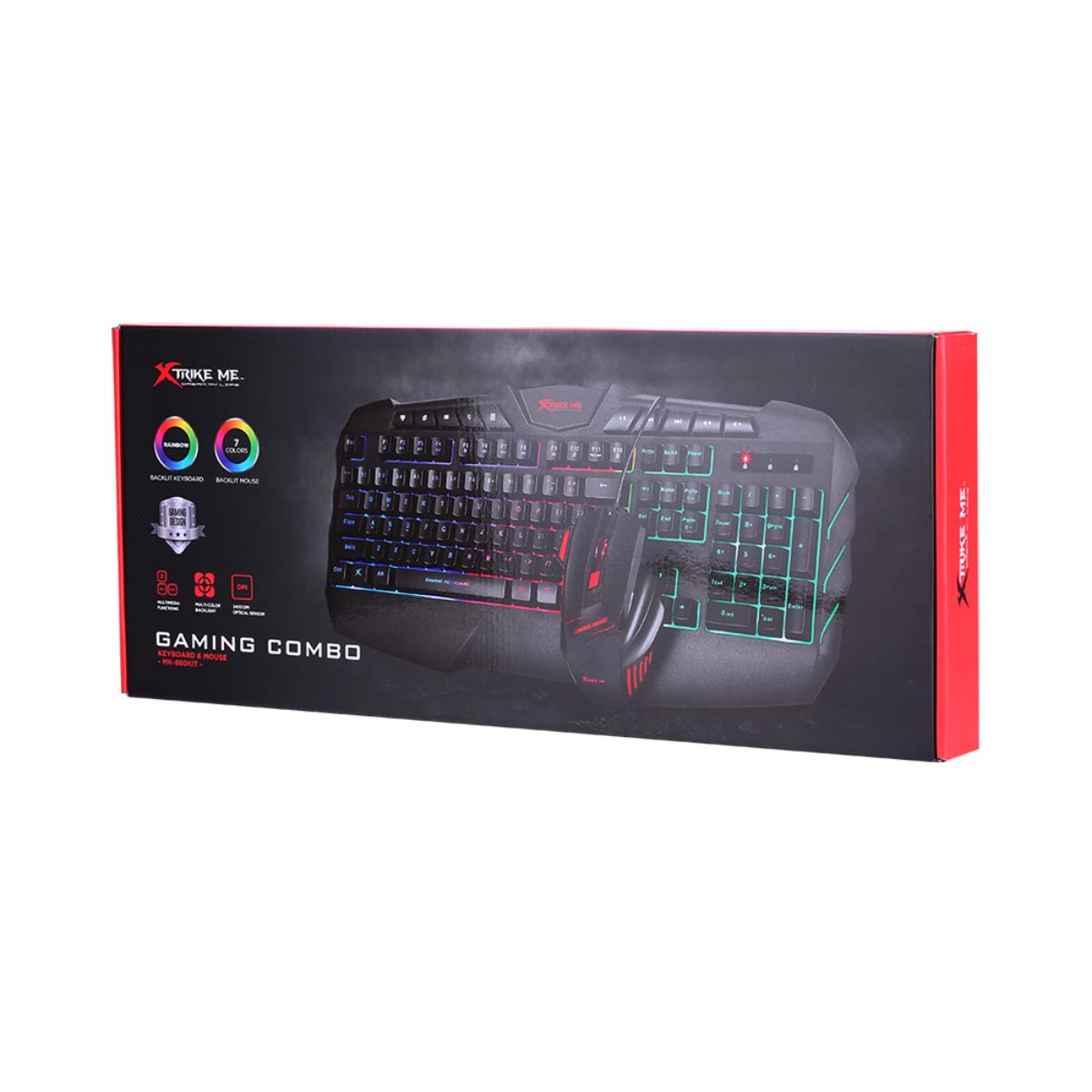 Teclado Mouse Gaming Xtrike Me