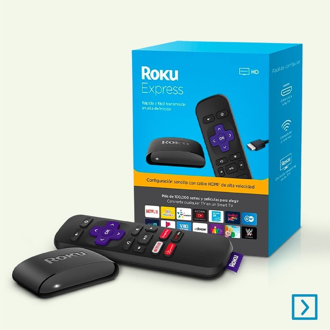 Simplifica tu transmisión con un cómodo control de TV.