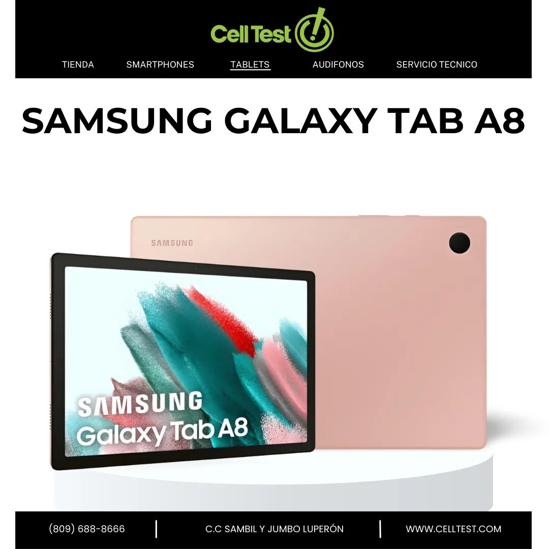 ¡Descubre la Samsung Galaxy Tab A8
