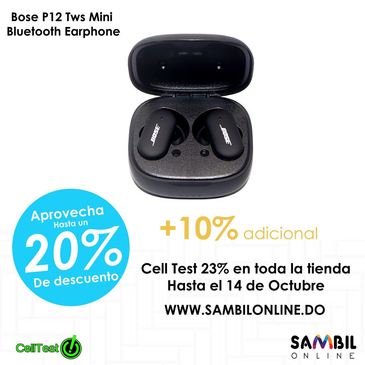 Bose P12 TWS Mini Bluetooth Earphone