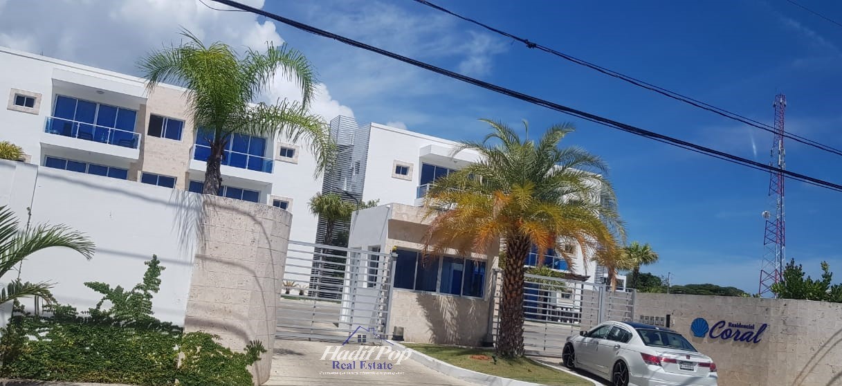 Moderno apartamento amueblado en residencial cerrado, Puerto Plata