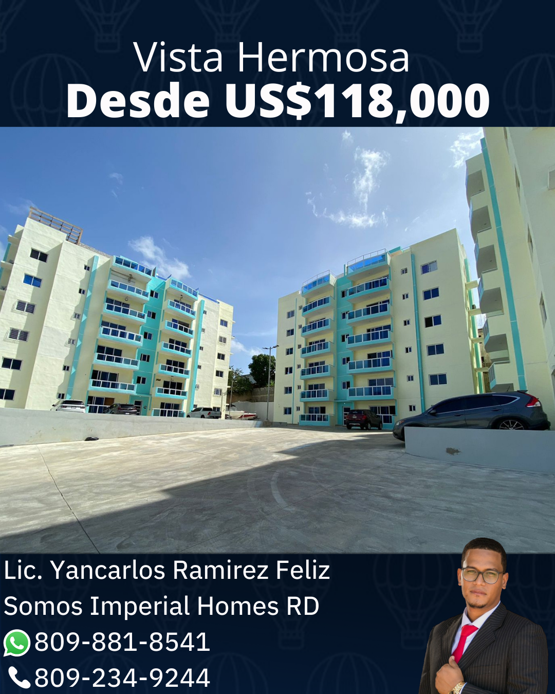 Proyecto residencial ubicado en el sector Vista Hermosa.