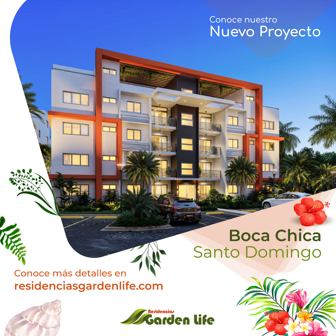Modernos Apartamentos en Boca Chica - A minutos del Aeropuerto - Garden Life Residences
